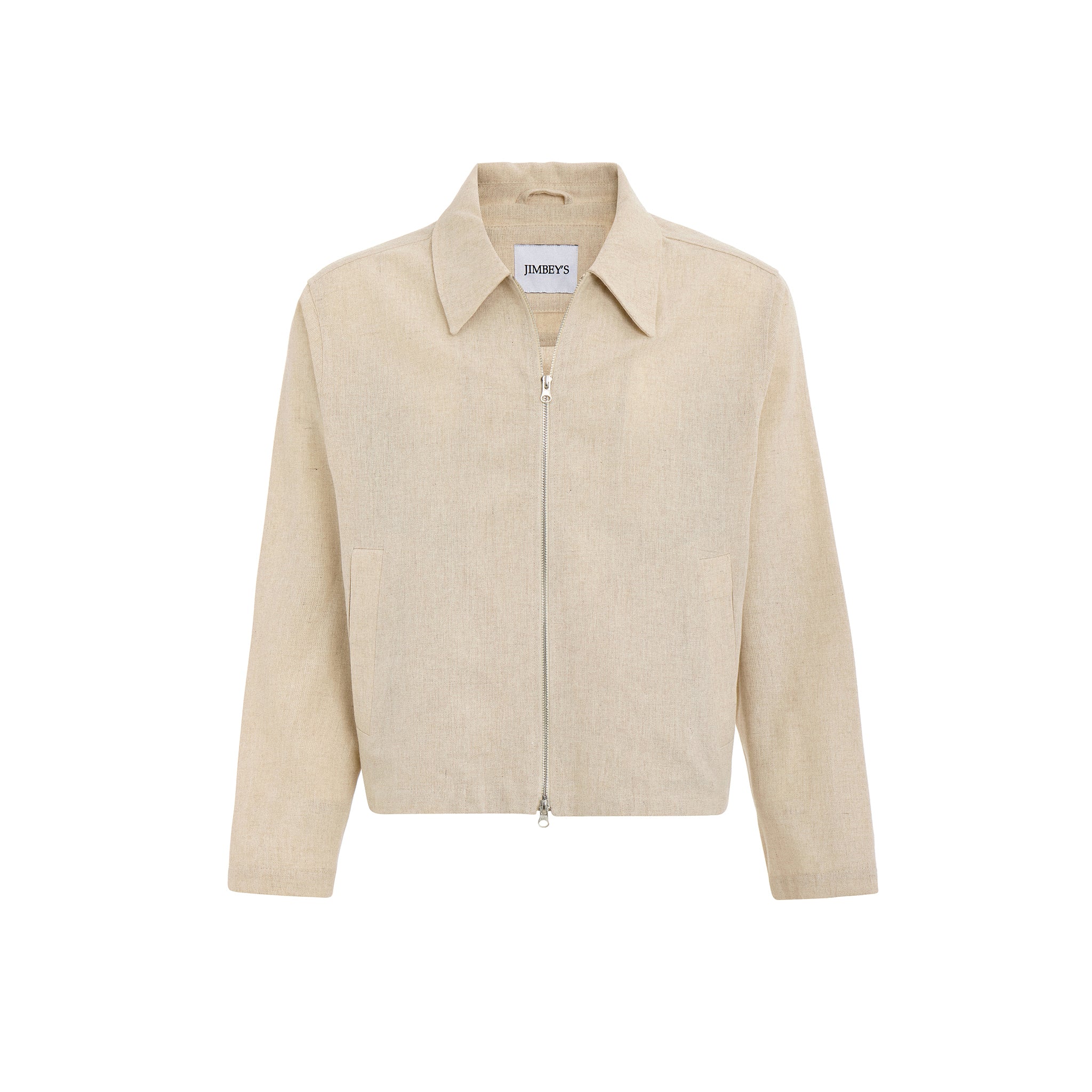 Blouson Jacke Leinen