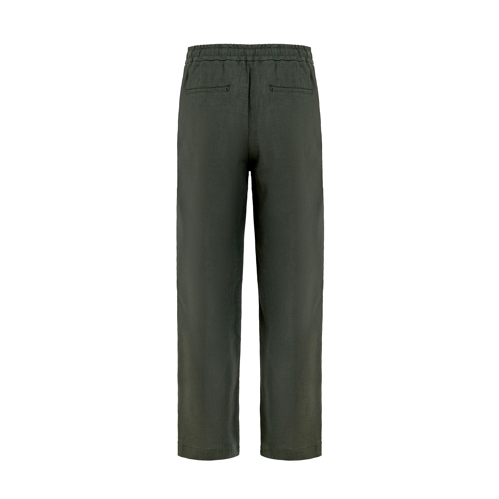 Leinen Hose grün