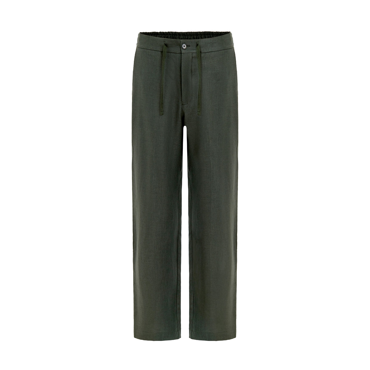 Leinen Hose grün