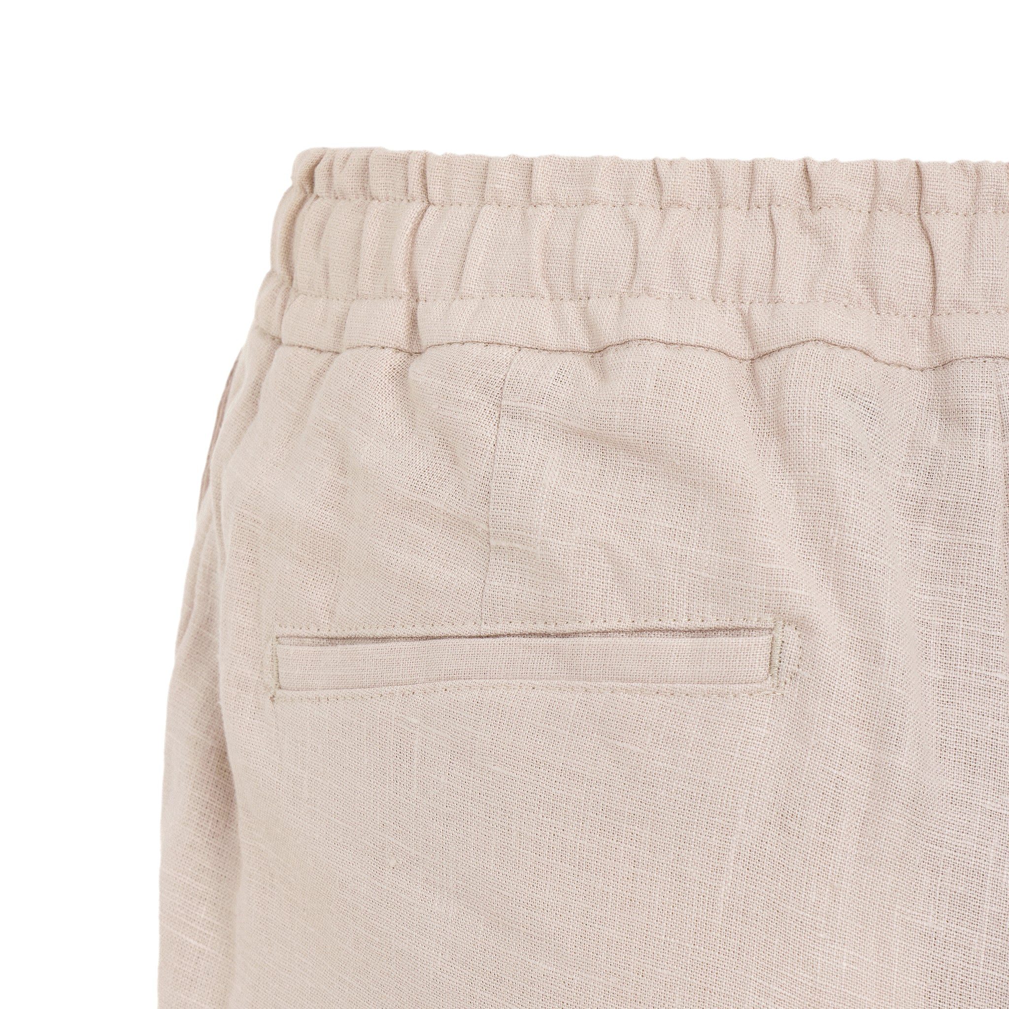 Leinen Hose beige