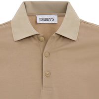 Poloshirt mit Knöpfen (beige)