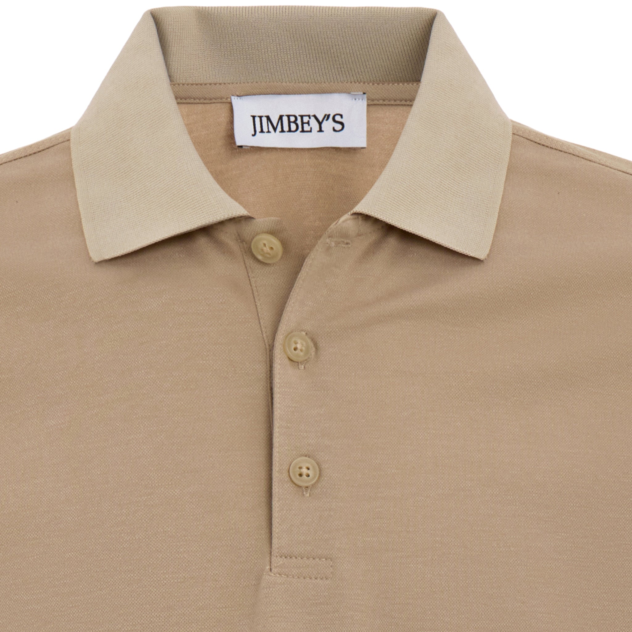 Poloshirt mit Knöpfen (beige)