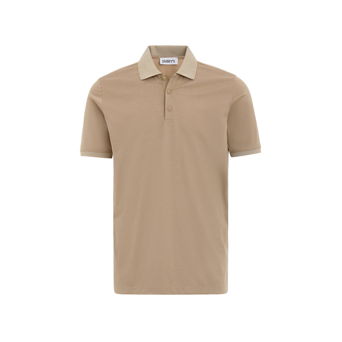 Poloshirt mit Knöpfen (beige)
