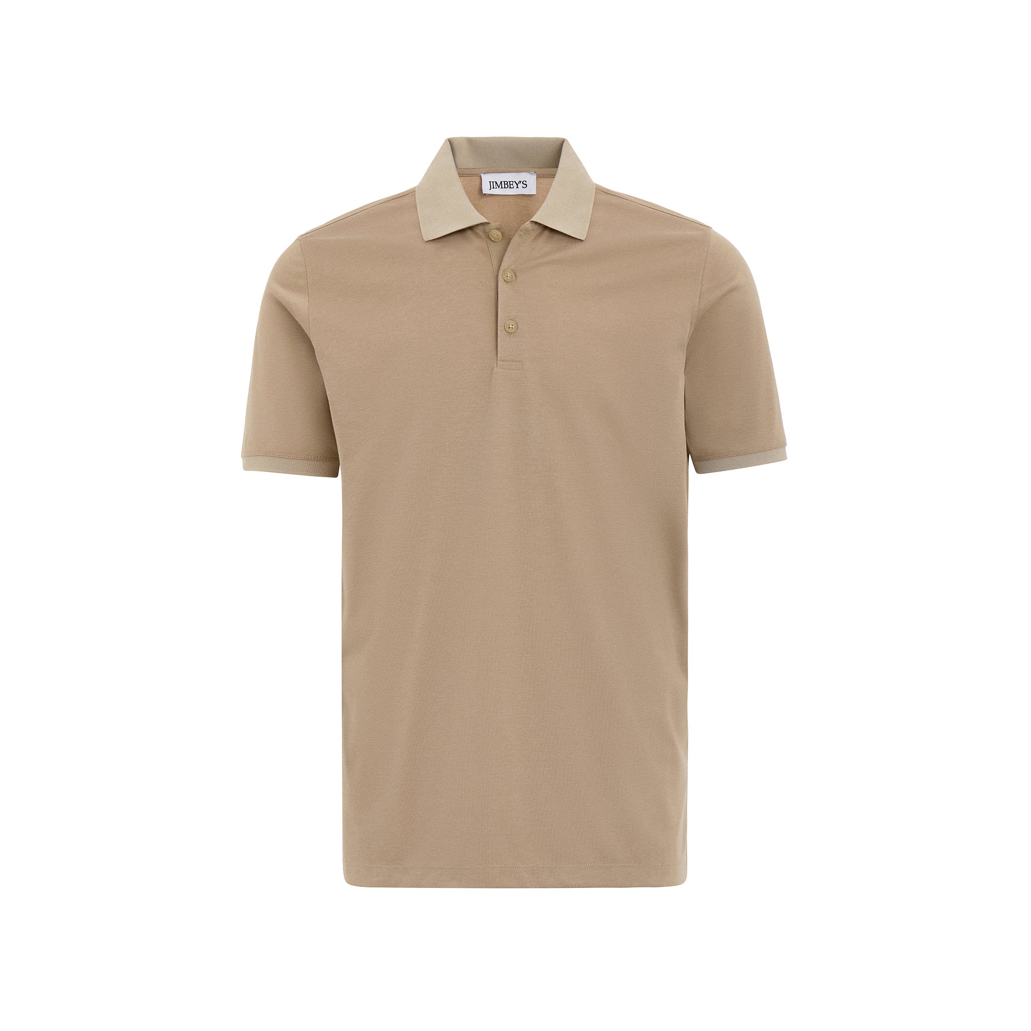Poloshirt mit Knöpfen (beige)