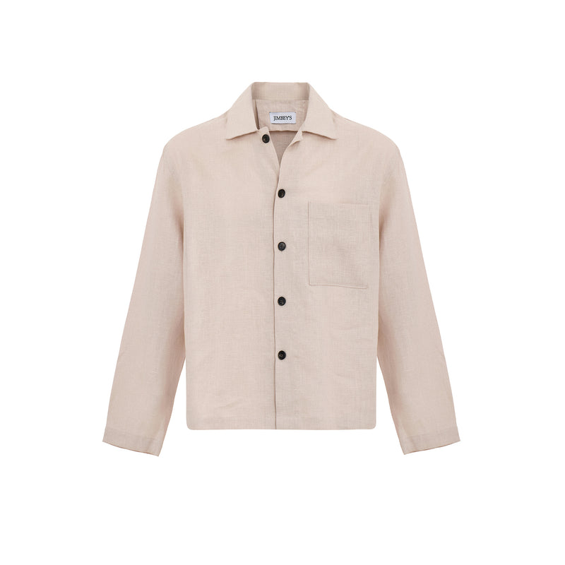 Leinenhemd beige