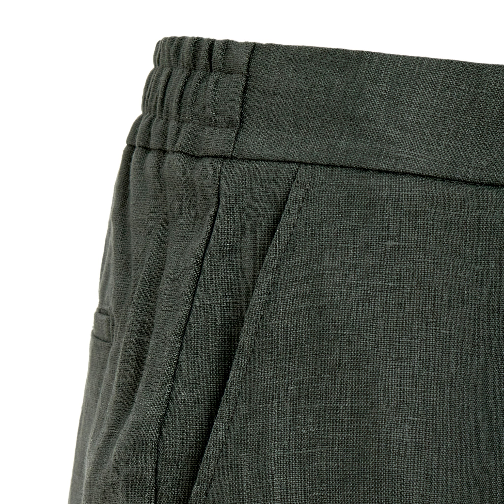 Leinen Hose grün