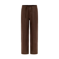 Leinen Hose braun