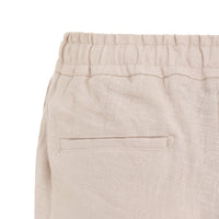 Leinen Hose beige
