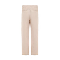Leinen Hose beige