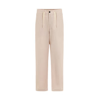 Leinen Hose beige